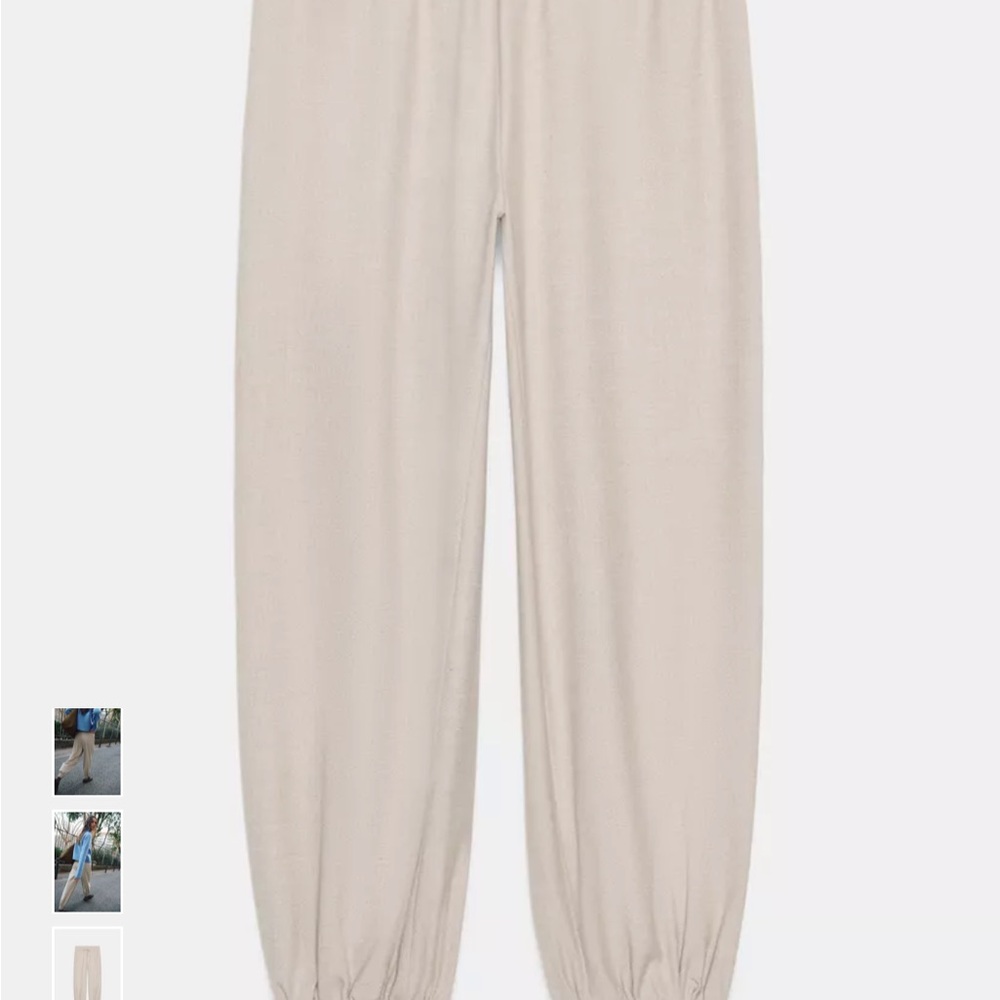 ZARA Drawstring Pants - Picture 4 of 15